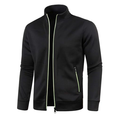 Gilet homme POIUIYQA zippé à col montant
