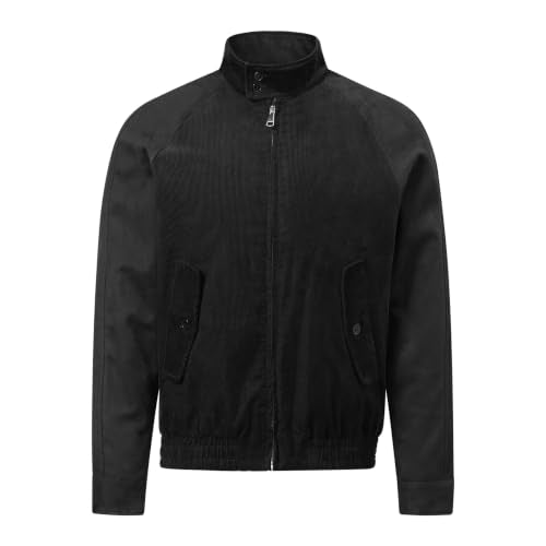Allthemen – Veste épaisse en velours côtelé pour homme – Manteau chaud en coton pour l'hiver