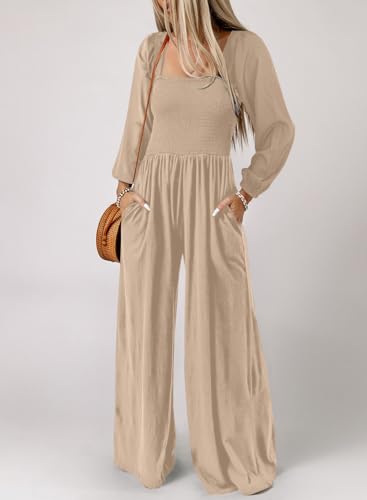 Dokotoo – Combinaison femme extensible à bretelles, coupe ample et style casual chic
