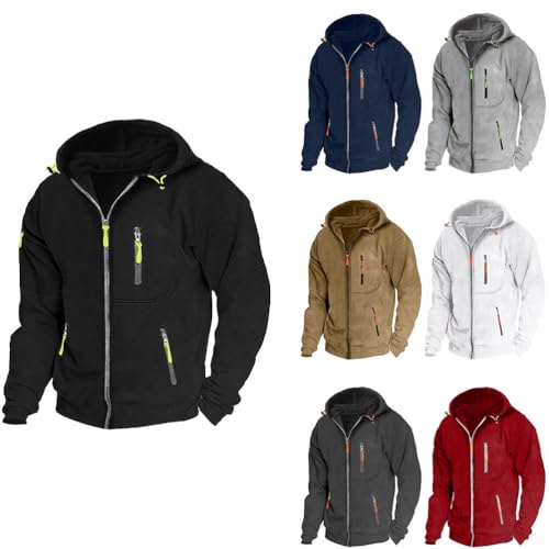 Sweat à capuche zippé homme Oanviso – Manches longues