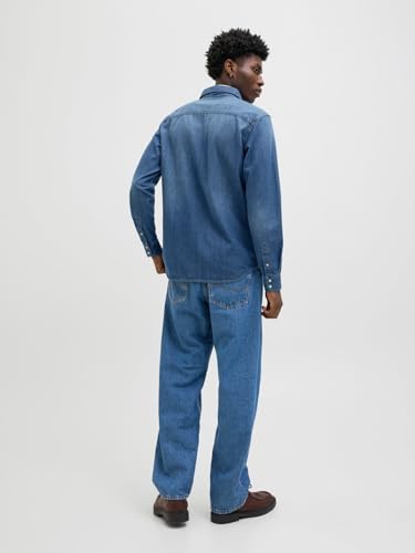 JACK & JONES – Chemise en jean coupe confort pour homme – Style décontracté et urbain