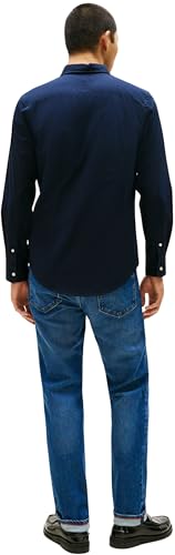 Tommy Hilfiger – Chemise Homme Slim Fit à Col Kent – Élégante & Moderne