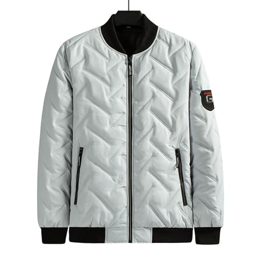 Doudoune Homme Grande Taille Sans Capuche – Veste Matelassée Chaude, Coupe-Vent & Résistante à l’Eau