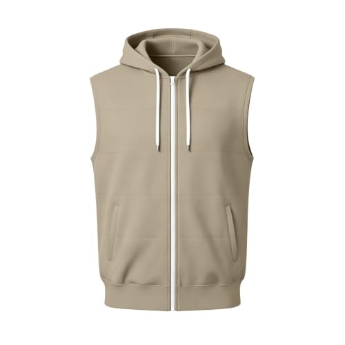 Gilet homme Wyongtao sans manches à capuche zippé