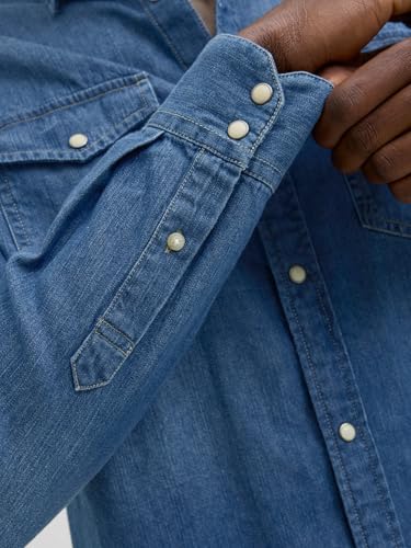 JACK & JONES – Chemise en jean coupe confort pour homme – Style décontracté et urbain
