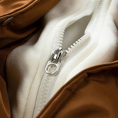 Gilet Homme Hiver Chaud – Veste Anorak Ample & Décontractée au Style Tendance