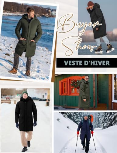 TOMEEK – Manteau Homme Décontracté Coupe-Vent – Veste Casual & Outdoor pour la Mi-Saison