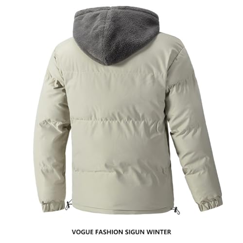 Doudoune Homme Hiver à Capuche – Blouson Matelassé Coupe Ajustée Style Bomber & Moto