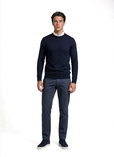 Pull homme Xact en coton à col rond