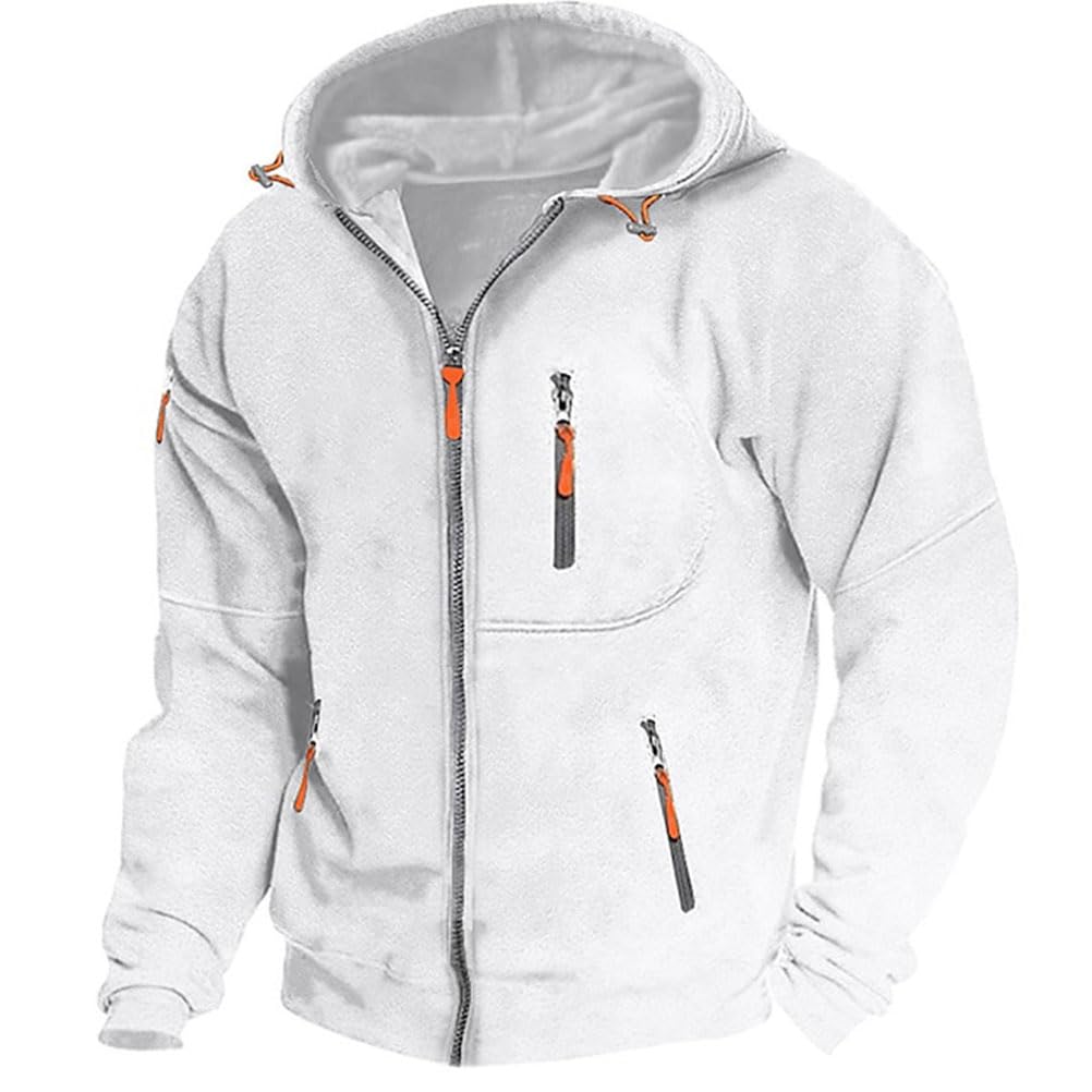 Sweat à capuche zippé homme Oanviso – Manches longues