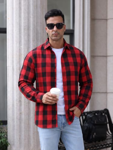 Chemise à carreaux homme manches longues – Style décontracté, casual & intemporel