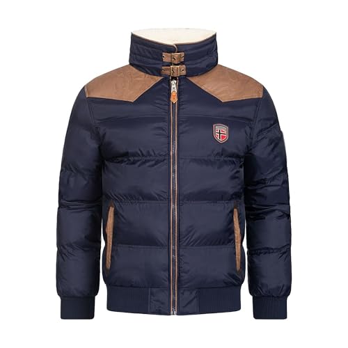 Geographical Norway Abradb – Doudoune Homme Chaude & Matelassée – Veste Coupe-Vent Automne/Hiver