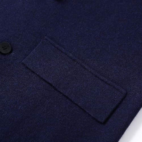 Allthemen – Cardigan Homme en Laine à Double Boutonnage – Pull Chaud & Élégant