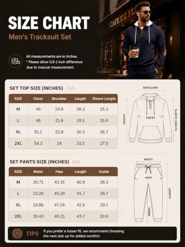 Survêtement Homme Jacquard 2 Pièces – Sweat à Capuche & Pantalon – Ensemble Casual Sportswear