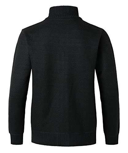 Cardigan homme Btmpmcs – Grosse maille et col zippé