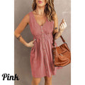 Robe courte sans manches pour femme VELICYA