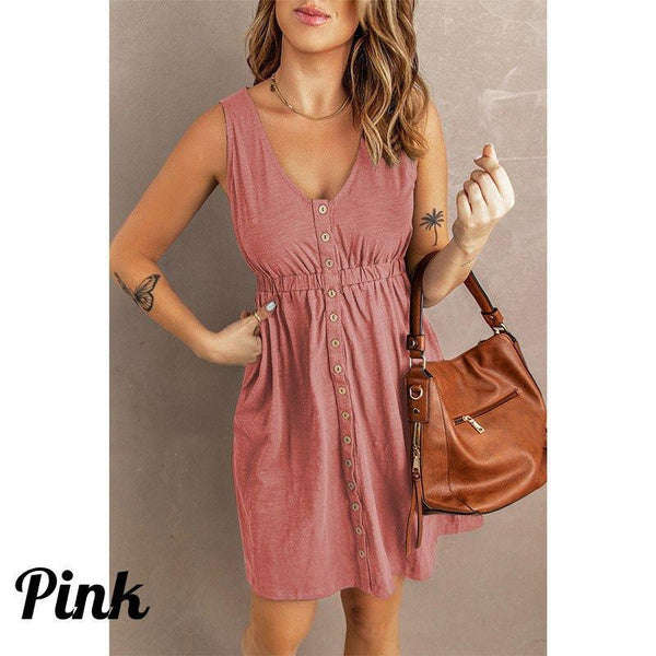 Robe courte sans manches pour femme VELICYA