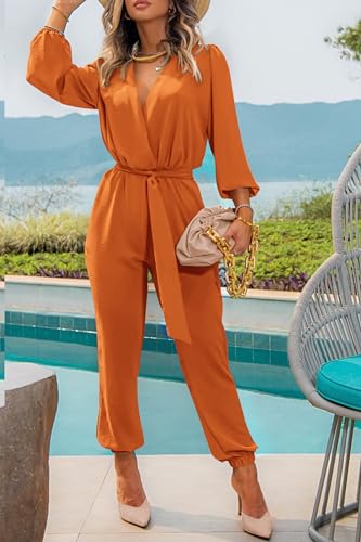 PRETTYGARDEN – Combinaison Femme Élégante Sans Manches, Col Montant & Pantalon Large avec Poches