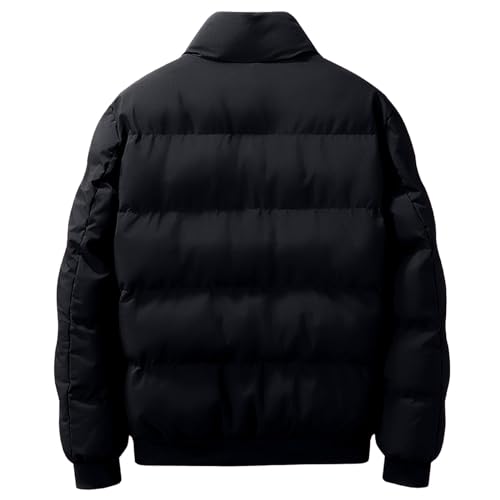 Blouson Homme à Capuche – Doudoune Casual Couleur Unie, Style Travail & Outdoor