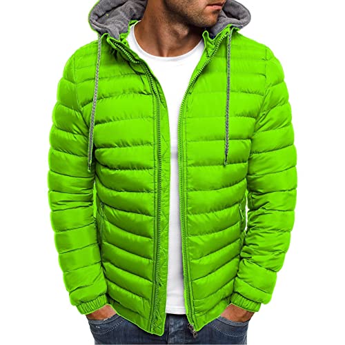 Doudoune homme JJPAR à capuche, style militaire