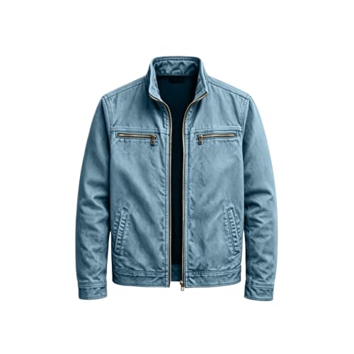 Veste en coton pour homme – Manteau décontracté doux et chaud – Style outdoor classique