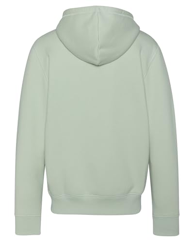 Schott NYC SWCASUAL3 – Sweat à Capuche Homme Vert – Style Casual avec Broderie