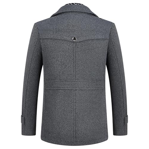 Manteau en laine pour homme – Trench-coat chaud et élégant pour l’hiver