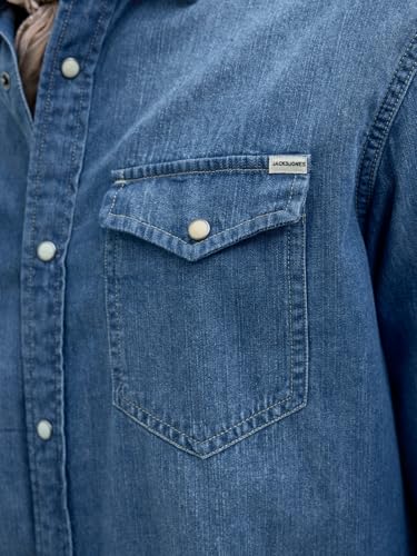 JACK & JONES – Chemise en jean coupe confort pour homme – Style décontracté et urbain