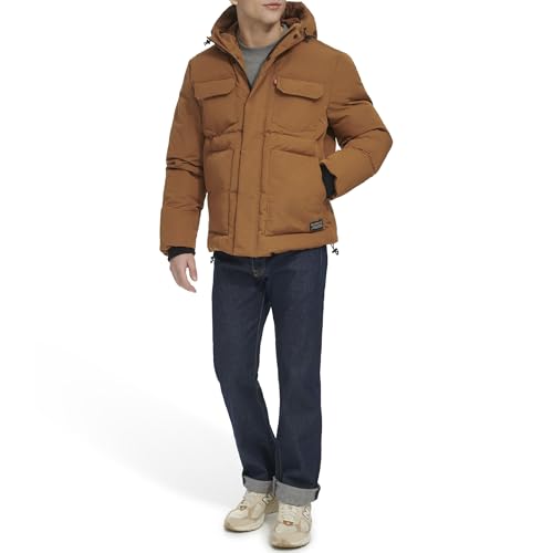 Levi’s - Doudoune à capuche avec poches poitrine – Homme