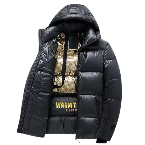 Doudoune homme hiver chaude et légère – Veste slim style ski, randonnée et moto