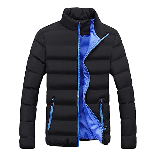 Doudoune Homme Chaude & Légère – Veste Hiver Slim Mi-Longue Style Travail & Moto