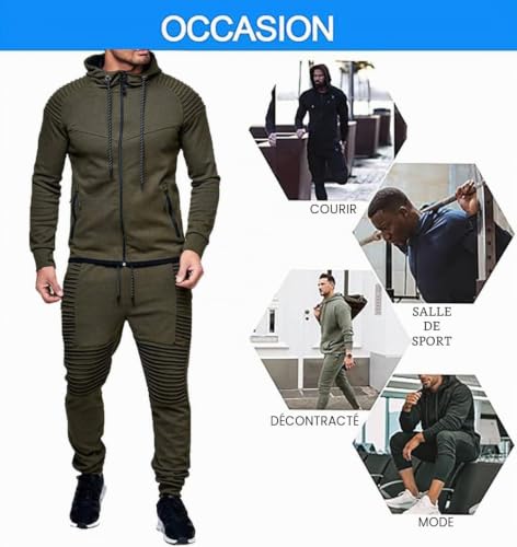 Ensemble survêtement homme QUNERY – 2 pièces casual