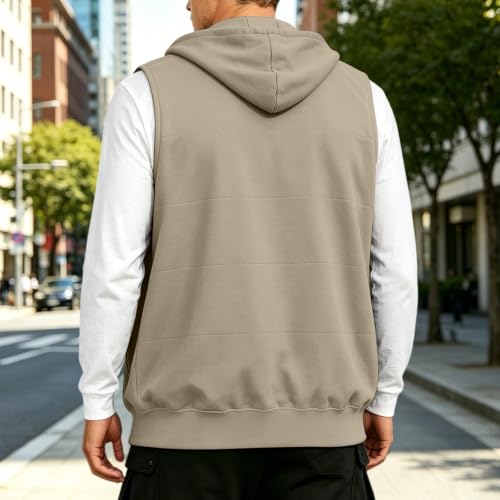 Gilet homme Wyongtao sans manches à capuche zippé