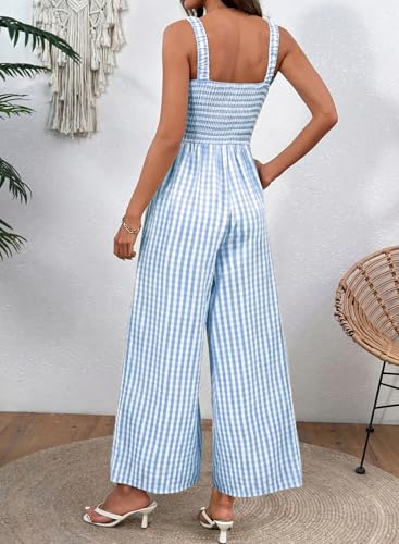 🌿 Dokotoo – Combinaison ample sans manches pour femme, pantalon large et poches