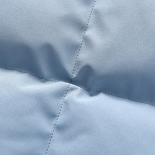 Doudoune sans manches pour homme à col montant – Gilet matelassé chaud et ultra-léger pour l'hiver