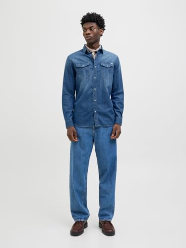 JACK & JONES – Chemise en jean coupe confort pour homme – Style décontracté et urbain