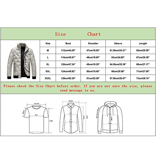 🔥 Doudoune Chauffante Homme – Manteau d’Hiver Chaud & Blouson Outdoor pour Temps Froid