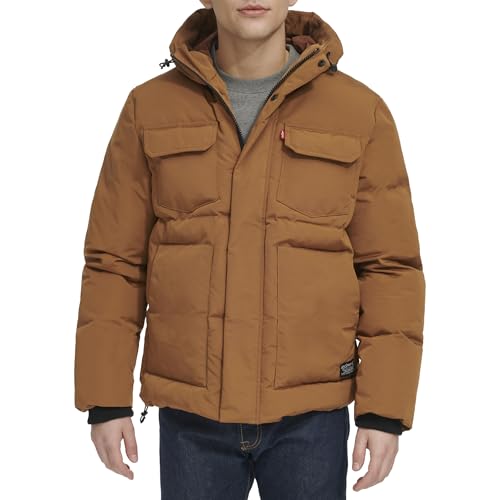 Levi’s - Doudoune à capuche avec poches poitrine – Homme