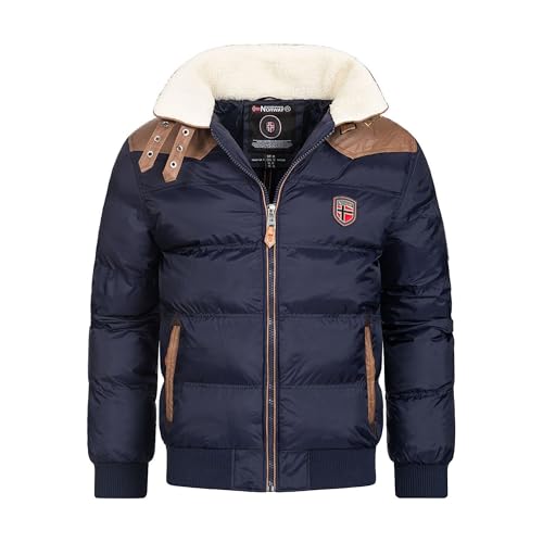 Geographical Norway Abradb – Doudoune Homme Chaude & Matelassée – Veste Coupe-Vent Automne/Hiver