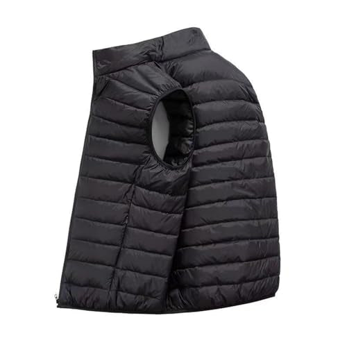 Doudoune sans manches ultra-légère pour homme – Gilet matelassé chaud et zippé style travail