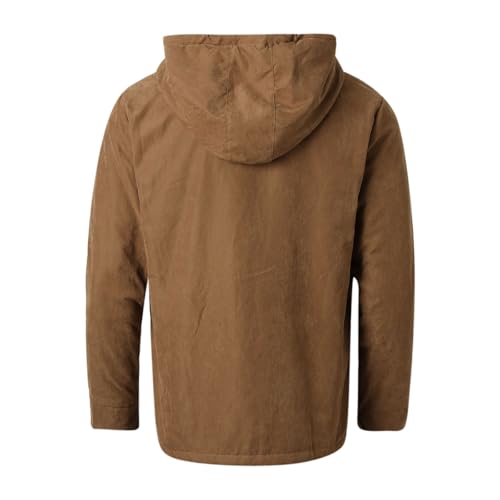 Veste Homme Style Cuir à Capuche – Blouson 3D Imprimé Zippé avec Effet Moumoute