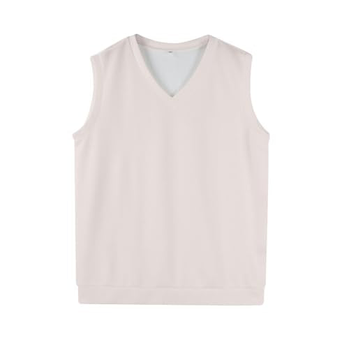 Gilet homme sans manches en maille à col V