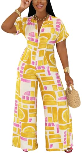 YUEWOO – Combinaison Femme Élégante à Manches, Coupe Longue & Style Casual Chic