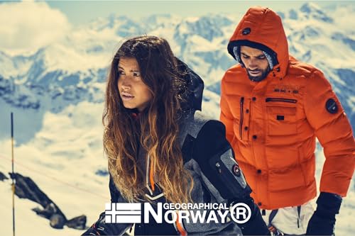 Geographical Norway Batilo Homme – Doudoune chaude et matelassée pour homme – Veste coupe-vent automne-hiver