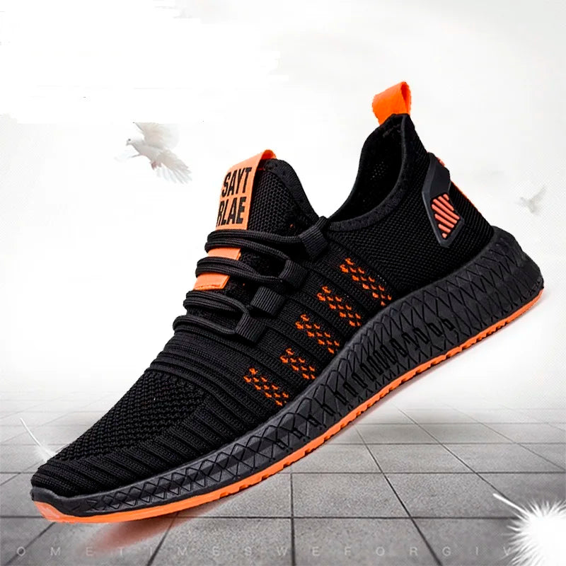 👟 Baskets Homme Légères & Respirantes – Chaussures de Marche à Lacets – Style Casual Moderne