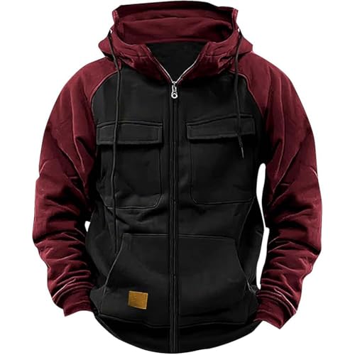 Gilet polaire zippé à capuche pour homme