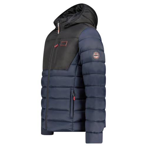Geographical Norway Batilo Homme – Doudoune chaude et matelassée pour homme – Veste coupe-vent automne-hiver