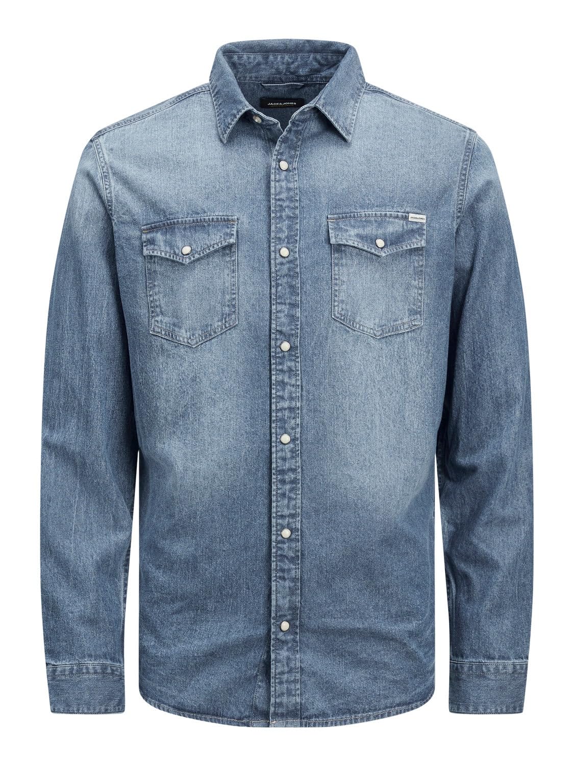 JACK & JONES – Chemise en jean coupe confort pour homme – Style décontracté et urbain