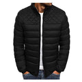 Doudoune légère homme sans capuche – Veste hiver chaude oversize et grande taille