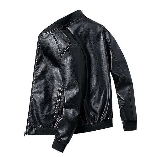Veste Hiver Homme Style Cuir – Blouson Vintage Bomber & Perfecto Rétro